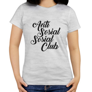 Kaos Distro Anti Sosial Sosial Club