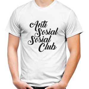 Kaos Distro Anti Sosial Sosial Club