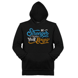 Jaket Hoodie  Motivasi - Be Stronger Than Tour Ecuses