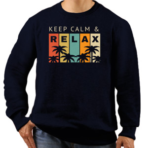 Jaket Sweater Keep Calm and Relax 