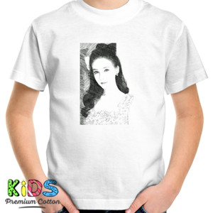 Kaos 14.front_Beauty_woman_sket_pencil_white