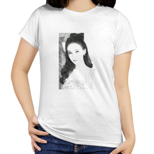 Kaos 14.front_Beauty_woman_sket_pencil_white