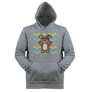 Jaket Hoodie Bear Tribal