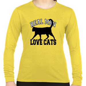 Kaos Real Men Love Cats