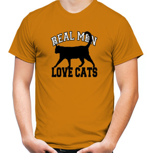 Kaos Real Men Love Cats
