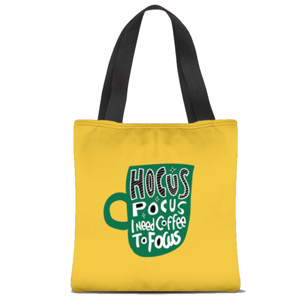 Tas Tote Fullprint Hocus Pocus Coffee Totebag
