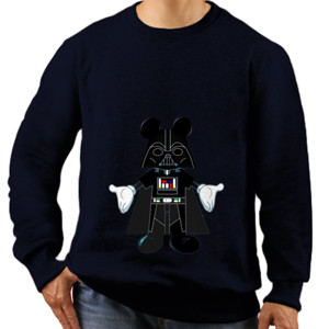Jaket Sweater darth mickey