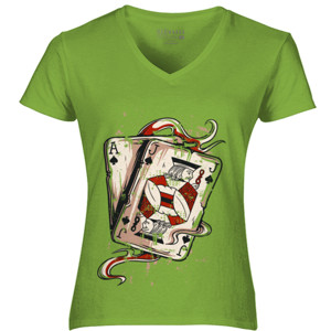 Kaos Kartu Remi As & Jack