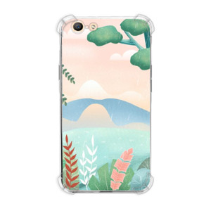 Casing HP Lukisan Tema Bunga dan pohon