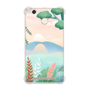 Casing HP Lukisan Tema Bunga dan pohon