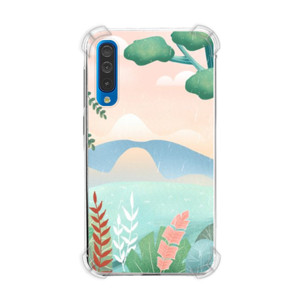 Casing HP Lukisan Tema Bunga dan pohon