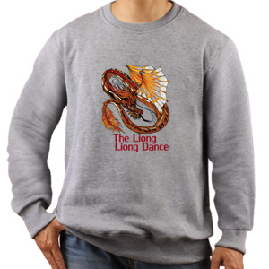 Jaket Sweater White Dragon
