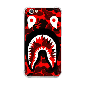 Bape Shark Camo Black Red Casing HP