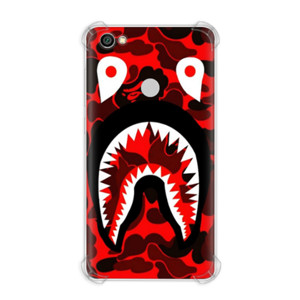 Casing HP Bape Shark Camo Black Red