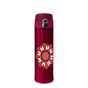 Botol Tumbler Bunga Merah (Red Flower)