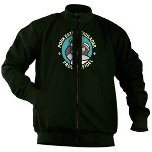 Jaket Bomber PORK EATING CRUSADER