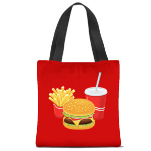 Tas Tote Fullprint TOTE BURGER 1