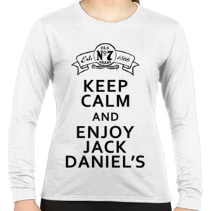 Kaos Kaos Keep Calm And Enjoy Jack Daniels (SB8C3)