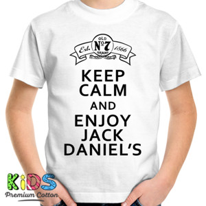 Kaos Kaos Keep Calm And Enjoy Jack Daniels (SB8C3)