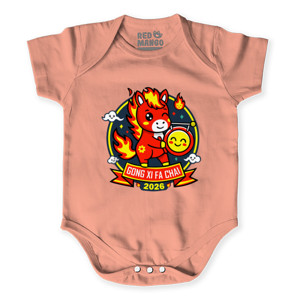Baby Jumper Gong Xi Fa Chai 2026 – Fire Horse Lucky T-Shirt