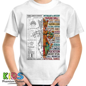 Kaos Mystical Balinese Pendet Dancer Culture Art