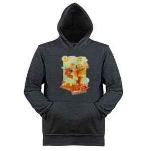 Jaket Hoodie scobbydoo peace