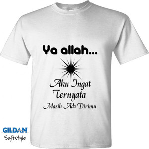 Kaos Baju Ingat Allah