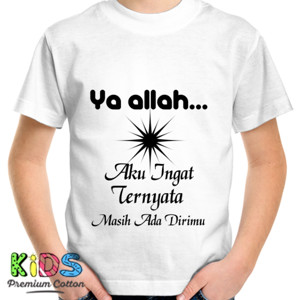 Kaos Baju Ingat Allah