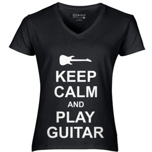 Kaos Keep Calm and Play Guitar