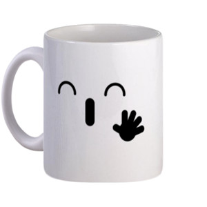 Mug Mug Hepi putih