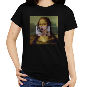 Kaos monalisa aeshtetic