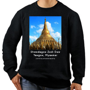 Jaket Sweater Shwedagon Pagoda - Myanmar 