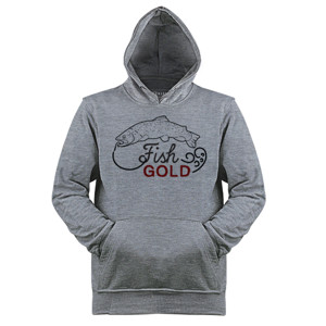 Jaket Hoodie Fish Gold