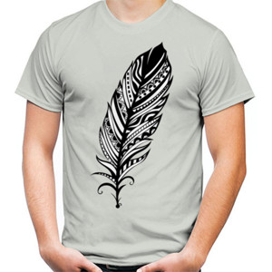 Kaos Native American - Indian Feathers