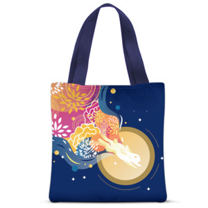 Tas Tote Fullprint tote bag mid autumn