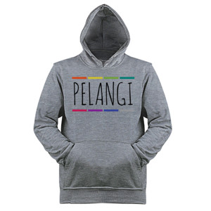 Jaket Hoodie Pelangi style