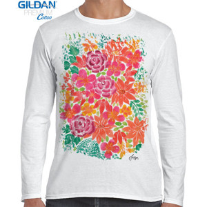 Kaos Wanita Lengan Panjang Wildflower