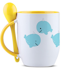 Mug Sendok Whale - Mug Sendok by Co_mbro