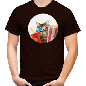 Kaos Funny Cat Watching 3D