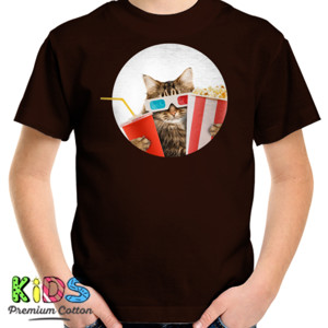 Kaos Funny Cat Watching 3D