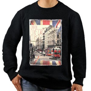 Jaket Sweater Kaos London Oxford Street (SB3Q3)