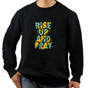 Jaket Sweater Rise Up n Pray