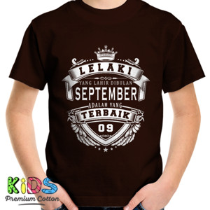 Kaos T-SHIRT LELAKI TERBAIK SEPTEMBER - D2