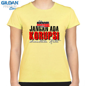 Kaos JANGAN ADA KORUPSI