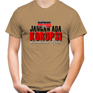 Kaos JANGAN ADA KORUPSI