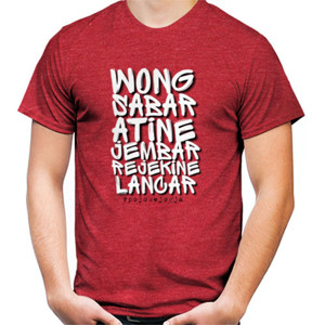 Kaos KAOS PEPATAH JAWA