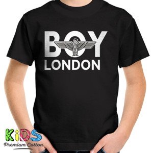 Kaos Kaos Boy London Eagle Hitam
