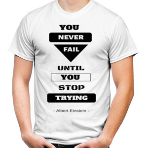 Kaos Albert Einstein Quote