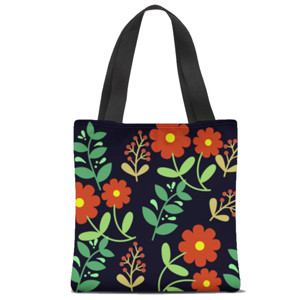 Tas Tote Fullprint flower