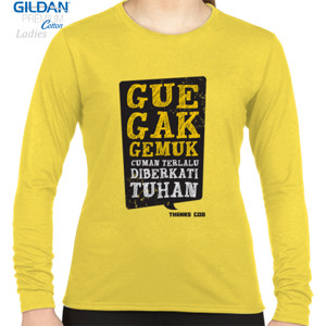 Kaos Gue gak gemuk